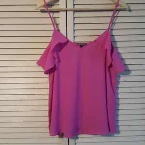 Brand new w tags Express ruffled top